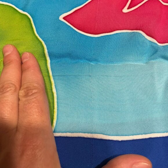 GUADALUPE Sarong Bright Colourful Women Market Tourist Guadeloupe 43 x 61 Inches - Picture 12 of 14